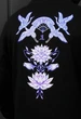 Мужской Худи Стаф Черное Спортивное С Рисунком Лотосов Staff Black Lotuses XL (402748) - изображение 3