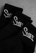 Чоловічі Шкарпетки Стаф Чорні Однотонні З Логотипом Три Пари Staff Black Logo Универсальный (402769) - зображення 2