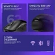 Миша Proove Gaming RC Raider 8K Wireless/Bluetooth/USB White-Purple (WMRR00122017) - зображення 5