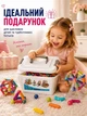 Дитячий магнітний конструктор 3D 100 деталей з магнітних паличок і кульок розвивальний набір для дітей хлопчиків дівчаток геометричні фігури для конструювання розвитку логіки фантазії творчості пам'яті уважності моторики мислення різнокольоровий у кейсі - изображение 7