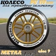 Колесо Best Scooter GOLD для трюкового самоката PU 110 мм метал диск з підшипником (674367464) - зображення 1