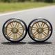 Колесо Best Scooter GOLD для трюкового самоката PU 110 мм металлический диск с подшипником 2 штуки (674367465) - изображение 3
