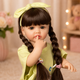 Реалістична лялька реборн Reborn Baby Doll Melani 55 см – дівчинка з довгим темним волоссям та аксесуарами, можна купати (RB100) - изображение 1
