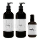 Набор для увлажнения и блеска волос Deeply (Увлажняющий шампунь Deeply Hydrating Shampoo 1л, Увлажняющий кондиционер Deeply Hydrating Conditioner 1л, Крем для блеска волос Deeply Brilliant Finishing Cream 200мл) - изображение 1