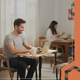Сучасний стіл для навчання та роботи Ruhhy Loft розкладний компактний стіл письмовий - зображення 5