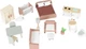 Drewniany domek dla lalek EcoToys Bella z zestawem mebli EF8306 (5905817012077) - obraz 4