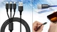 USB кабель 3 в 1 Apple +Type-C+Micro USB быстрая зарядка качество Charging Cable - изображение 2