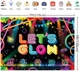 Неоновий фон HEARKEN «Let's glow» (2.1 × 1.5 м) - зображення 2