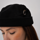 Кепка Docker хлопок 56-60 см без козырька Докерка демисезон черная с ушками для женщин и мужчин Молодежная шапка - изображение 3