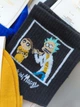 Набір 5 пар жіночі та підліткові високі шкарпетки з принтом Rick and Morty КОРОНА (р. 36-41, бавовна) - зображення 3