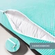 Подушка Дакимакура с наволочкой 40х140 см IDEIA NORDIC COMFORT+ антиаллергенная белая горошек мята (8-35551*001) - изображение 4