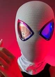 Жіноча маска людини павука з рухомими LED очима Spider-Gwen Mask - зображення 5