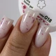 Гель для ногтей Crooz Flora Touch №18 молочный с сухоцветами 15 мл - изображение 6