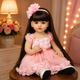 Реалістична лялька реборн Reborn Baby Doll Rosalie 55 см – вінілова дівчинка з волоссям та аксесуарами, можна купати (RB097) - зображення 5