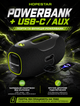 Портативная Bluetooth колонка Hopestar для вечеринок с мощностью 350 Вт IPX6 и батареей 30000 mAh до 24 часов - изображение 5