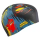 Шапочка для плавания силиконовая юниорская Mad Swim 057425 Black-Multicolor - изображение 2
