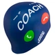 Шапочка для плавания силиконовая взрослая Mad Swim 055464 Deep Blue - изображение 3