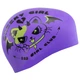 Шапочка для плавания силиконовая двухсторонняя взрослая Mad Swim 055432 Purple-Yellow - изображение 8