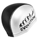 Шапочка для плавания текстильная взрослая Mad Swim Evolution 058412 Black-Silver - изображение 2
