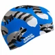 Шапочка для плавання силіконова юніорська єнот Mad Swim 057422 Blue-Black-Grey - зображення 3