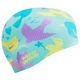 Шапочка для плавания силиконовая юниорская птички Mad Swim 057431 Light Blue-Multicolor - изображение 2