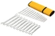 Ключі комбіновані MASTERTOOL COLD FORGED набір 25 шт (6–28/30/32 мм) 31CrV3 DIN 3113 у чохлі 72-1125 - зображення 2
