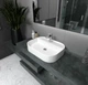 Умивальник на стільницю Koller Pool Trend 610x450 мм TR-0610M-WB Білий - зображення 2