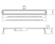 Душевой трап из нержавеющей стали SUS304Koer FD29-70x600 (KR3273) - изображение 2