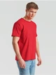 Футболка мужская Fruit of the Loom Valueweight базовая классическая 100% хлопок, размер L , Красная - изображение 4