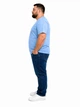 Футболка мужская Fruit of the Loom Valueweight базовая классическая 100% хлопок, размер 3XL, голубая. - зображення 9