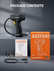 Беспроводной компрессор AstroAI C4 150 PSI, автостоп, цифровой манометр, LED, 4 адаптера, 450 г, для авто/мото/вело - изображение 7