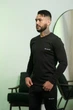 Термобілизна чоловіча на флісі зимова спортивна 4XL Чорний теплий комплект для спорту та щоденного носіння - изображение 7