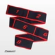 Ленточный эспандер с петлями 5 см для растяжки и фитнеса EasyFit Elastiband (HARD) красный (EF-1684-R) - изображение 5
