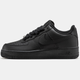 Кроссовки женские и мужские Ni Air Force 1 Black / кеды Най аир Форс 1 черные низкие 45 - изображение 1