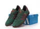 Кроссовки мужские Adi Spezial Handball Green Burgundy / кеды Ади Гандбол зеленые бордо 40 - изображение 2