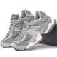 Кроссовки мужские и женские N Bal 9060 Grey White / Нью Беланс 9060 серые белые 37 - изображение 1