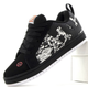 Кроссовки мужские и женские DC Shoes Court Graffik «Marvel / ДС Шуз черные с белым 44 - изображение 1