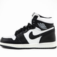 Кроссовки зимние мужские и женские Ni Air Jord 1 Black/White c мехом / Най Джор Ретро черно белые на меху 42 - изображение 1