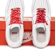 Кроссовки женские и мужские Ni Air Force 1 x Supreme White Red / кроссовки Най аир Форс 1 белые с красным 39 - изображение 5