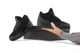 Кросівки чоловічі та жіночі Ni air Jord 3 Black/ кросівки Най Джор 3 чорні високі 39 - зображення 7