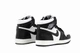 Кроссовки зимние мужские и женские Ni Air Jord 1 Black/White c мехом / Най Джор Ретро черно белые на меху 42 - изображение 4
