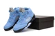 Кросівки чоловічі та жіночі Ni Air Jord 5 UNC Blue / Най аір Джор 5 блакитні високі 41 - зображення 2