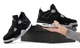Кросівки чоловічі та жіночі Ni Air Jord 4 Retro Black Canvas / Най аir Джор 4 чорні із сірим високі 36 - зображення 7