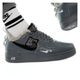 Кроссовки зимние мужские Ni Air Force 1 gray с мехом / кеды Най аир Форс 1 серые на меху 45 - изображение 1