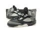 Кросівки чоловічі Ni Air Jord 5 Grey Black / Най аір Джор 5 сірі чорні високі 45 - зображення 5
