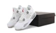 Кроссовки женские и мужские Ni Air Jord 4 'White Oreo'/ Най аир Джорд 4 белые высокие 36 - изображение 5