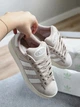 Кроссовки мужские и женские Adi Campus Beige White / Ади Кампус бежевые с белым 39 - изображение 3