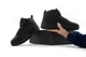 Кросівки чоловічі Ni Air Jord 12 Retro Black / Най аir Джор ретро 12 чорні високі 45 - зображення 7