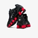 Кроссовки мужские и женские Ni Shox TL Black Red / Най Шокс черные с красным 41 - изображение 7
