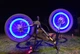 Светодиодная синяя LED подсветка колес на ниппель и золотник с батарейками за пару (2 шт.) для авто мото велосипеда - изображение 3